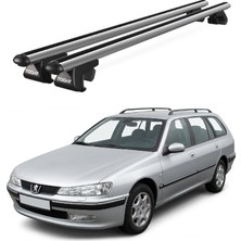 Today Auto Venüs Peugeot 406 Station Wagon (1999-2005) Uyumlu Gri Ara Atkı Port Bagaj Tavan Barı