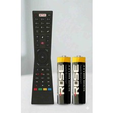 Vestel LCD LED Kumanda Vestel Netflıx Youtube Play Tuşlu  + Pil Hediyeli