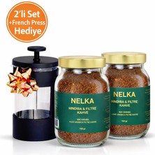 Nelka Hindiba & Filtre Kahve - 150 G x 2 (French Press Hediye)