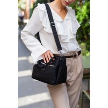 Sanmorris Şık ve Modern Çok Bölmeli Kadın El ve Omuz Çantası Iş, Günlük ve Seyahata Uygun Sargın