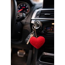 Mugusa Hediyelik El Yapımı Amigurumi Kalp Anahtarlık & Çanta Süsü