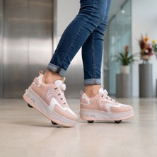 Öztürk Işıklı Akıllı Mekanizma Bağcıklı Çocuk Paten Ayakkabı