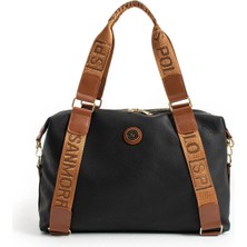 Sanmorris Kadın Çok Gözlü Ayarlanabilir Çapraz Askılı El ve Omuz Çantası S-1432