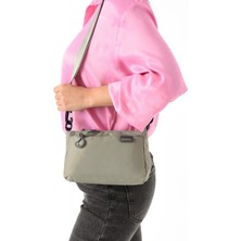 Sanmorris Paraşüt Kumaş Kadın 3 Bölmeli Ayarlanabilir Yağmur Suyu Geçirmez ÇANTA(13X20X7)