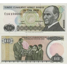 Banknoting 7. Emisyon 10 Lira E14 Çil.