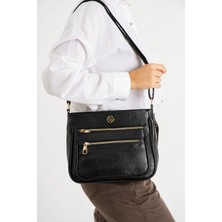 Sanmorris Sn 1399 Kadın Kol Çantası Çok Bölmeli Omuz Çantası Taba