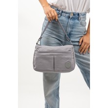 Sanmorris Kopya - Kadın Suya Dayanıklı Krinkıl Kumaş 5 Gözlü Çapraz Askılı El ve Omuz ÇANTASI(20X29X11)