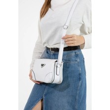 Sanmorris Kadın 3 Bölmeli Ayarlanabilir Çapraz Askılı Suni Deri Omuz Çantası