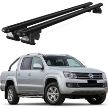 Today Auto Venüs Volkswagen Amarok (2010-2022) Uyumlu Siyah Ara Atkı Port Bagaj Tavan Barı