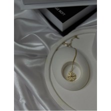 Açılıp Büyüyen Yonca Çelik Kolye