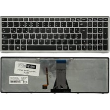 Notespare Lenovo Uyumlu Ideapad Flex 15D Type 20334 Klavye Tr Işıklı Gümüş Gri