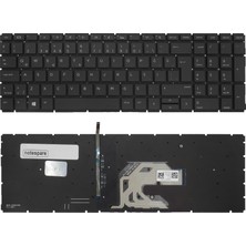 Notespare Hp Uyumlu Probook 455 G7 (2M2S3ES07), 455 G7 (2X9G3EC) Klavye Tr Işıklı Siyah