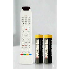Vestel LCD LED Kumanda Vestel Youtube Netflix Prime Video Tuşlu + Pil Hediyeli