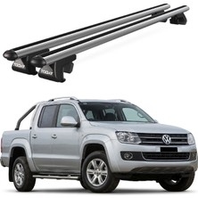 Today Auto Venüs Volkswagen Amarok (2010-2022) Uyumlu Gri Ara Atkı Port Bagaj Tavan Barı