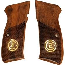 Göktürk CZ75 Logolu Ahşap Kabze