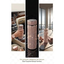 Vacuum Bottle Diamond Taşlı Paslanmaz Çelik Termos 500ML