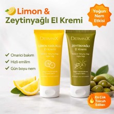 Derminix Limon & Zeytinyağı El Kremi 2'li Set 50 ml – Yoğun Nemlendirici Bakım