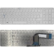 Notespare Hp Uyumlu Pavilion 15-P005ST (G7X37EA), 15-P005ST (G7X37EA) Klavye Tr Beyaz