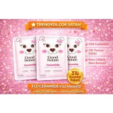 Good Sense 3’lü Rabbit Ceramide Kağıt Yüz Maskesi Nemlendirici Cilt Bariyeri Güçlendirici Set