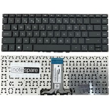 Notespare Hp ile Uyumlu Pavilion 14-AL105NT (Y7Y48EA) Notebook Klavye Siyah Tr Küçük Enter Versiyon