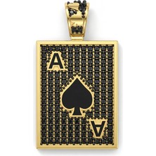 Winners Jewels Maça Ası Kart Kolye Ucu