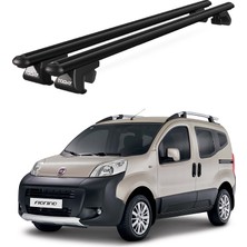 Today Auto Venüs Fiat Fiorino (2007-2024) Uyumlu Siyah Ara Atkı Port Bagaj Tavan Barı