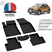Dacia Sandero 3 2023 Ferrous 4d Havuzlu Kauçuk Paspas