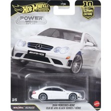 Hot Wheels Premium 2008 Mercedes-Benz Clk 63 Amg Black Series Power Trip 1:64 Metal Model Araba