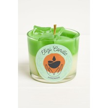 El Yapımı Doğal Soya Mum- Sandal Ağacı Kokulu -Ev Dekorasyon-Hediyelik Mum