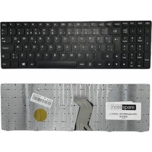 Notespare Lenovo ile Uyumlu Ideapad G505 Type 20240, G505 Type 80AA Notebook Klavye Siyah Tr