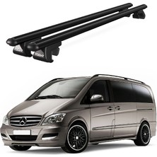 Today Auto Venüs Mercedes-Benz Vito (W639) (2003-2014) Uyumlu Siyah Ara Atkı Port Bagaj Tavan Barı