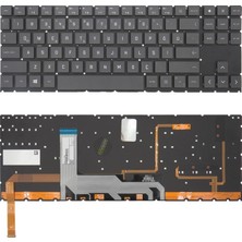 Notespare Hp Uyumlu Omen Gaming 16-WF0023NT (7Q7X5EA) Klavye Tr Işıklı - Rgb Aydınlatma
