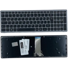Notespare Lenovo Uyumlu Ideapad Flex 15D Type 80D8 Klavye Tr Gümüş Gri
