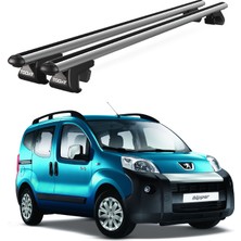 Today Auto Peugeot Bipper (2007-2017) Uyumlu Gri Ara Atkı Port Bagaj Tavan Barı