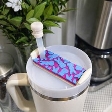 Dailyboo Creates Stanley Quencher Termos Aksesusarı-Termos Süsü-Tavşan Desenli