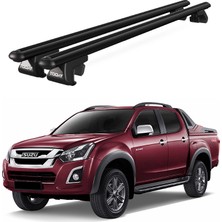 Today Auto Venüs Isuzu D-Max (2013-2020) Uyumlu Siyah Ara Atkı Port Bagaj Tavan Barı