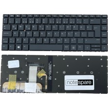 Notespare Hp Uyumlu Elitebook X360 1040 G5 (3SH43AV), 1040 G5 (3SH44AV) Işıklı Klavye Siyah Tr