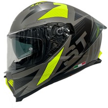 Sway Sw 865 St Titanium Kapalı Motosiklet Kaskı Sarı