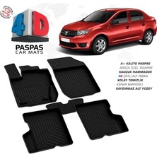 Dacia Logan 2 Ferrous 4d Havuzlu Kauçuk Paspas 2014