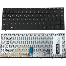 Notespare Hp Uyumlu Probook X360 440 G1 Klavye Siyah Tr Çerçeveli