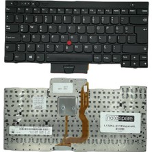 Notespare Lenovo ile Uyumlu Thinkpad 04X1268, 04X1305, 04X1315, 04X1343 Notebook Klavye Siyah Tr