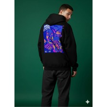 Lenithra Las Vegas Sırt Baskılı Unisex Oversize Hoodie