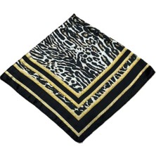 Nish&Chic Desenli Saten Fular