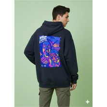 Lenithra Las Vegas Sırt Baskılı Unisex Oversize Hoodie