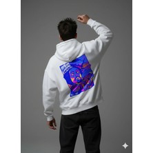 Lenithra Las Vegas Sırt Baskılı Unisex Oversize Hoodie