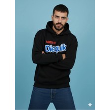 Lenithra Need To Diequik Sırt Baskılı Unisex Oversize Hoodie