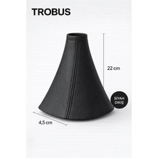 Trobus Honda Civic (5–6–7–8–9–10 Sedan/hb) 1996-2024 Manuel Vites Körüğü Siyah Deri Siyah Dikiş Uyumlu