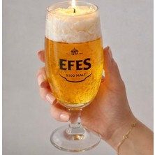 El Yapımı Doğal Soya Mum-Bira Görünümlü-Dekoratif- Ev Dekorasyon-Hediyelik