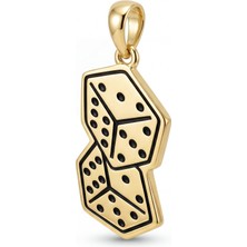 Winners Jewels Çift Zar Kolye Ucu