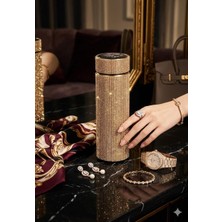 Vacuum Bottle Diamond Taşlı Paslanmaz Çelik Termos 500ML